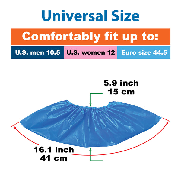 Disposable Shoe Covers - Blue - AZAC Group